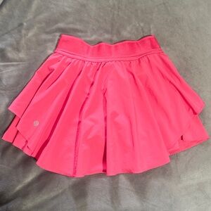 lululemon athletica Bright Pink Skater Skirt